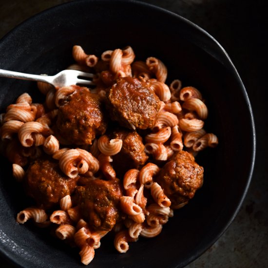 Vegan FODMAP friendly meatballs