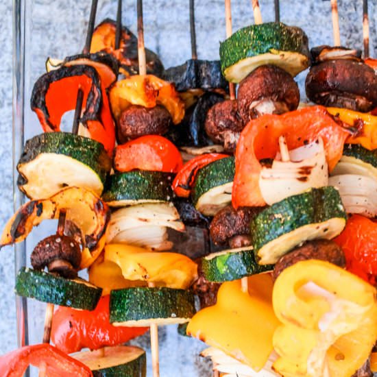 Grilled Veggie Kabobs