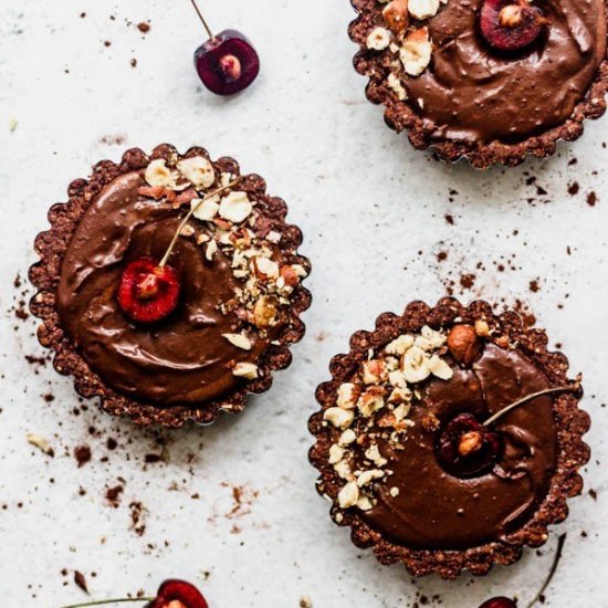 Cherry Chocolate Tartlets