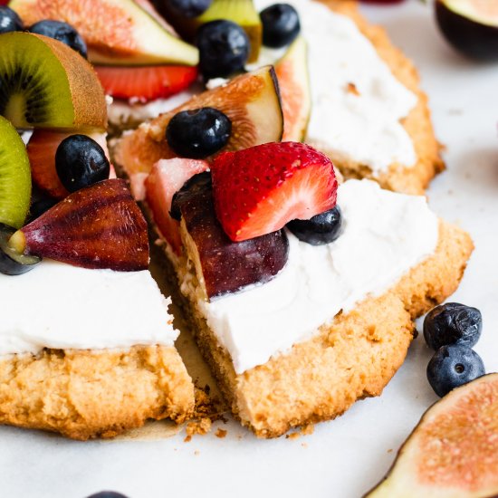 Easy Paleo Vegan Fruit Pizza