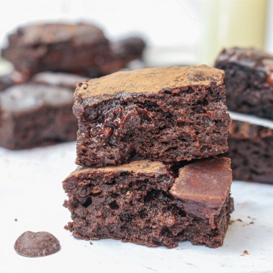 Fudgy Chocolate Avocado Brownies