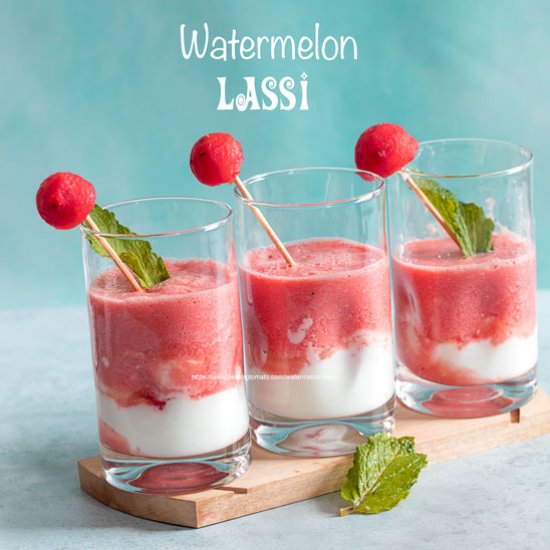 Sweet Watermelon Lassi