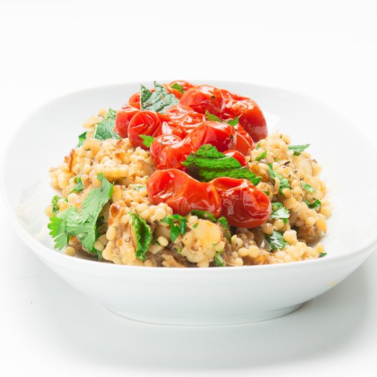 Couscous Salad With Cherry Tomatoes