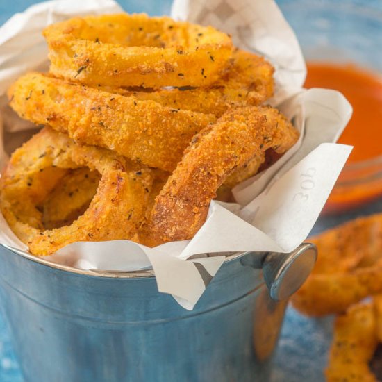 Air fryer onion rings