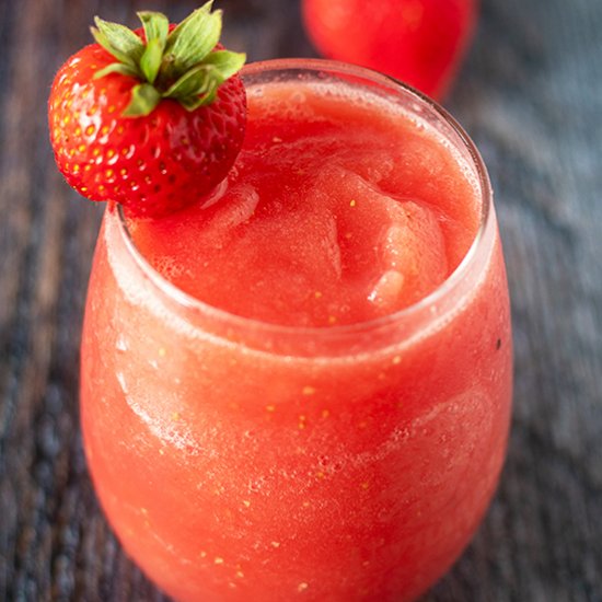 Watermelon Strawberry Wine Slushie