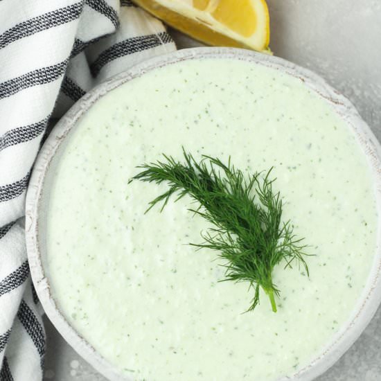 Easy tzatziki Sauce