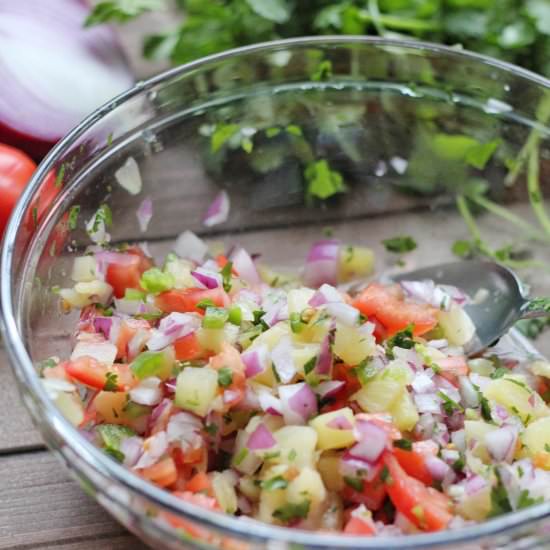 Easy Pineapple Salsa