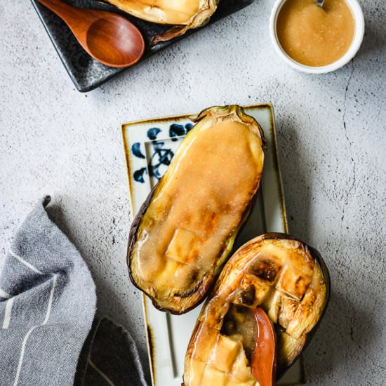 Miso Glazed Eggplant