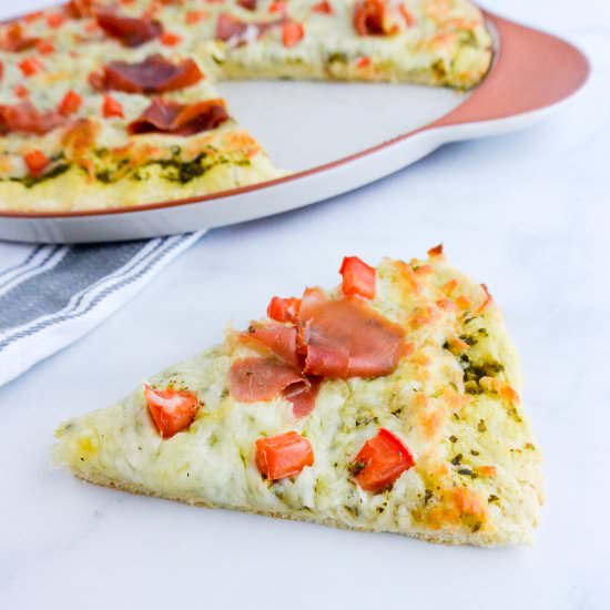 Pesto Prosciutto Pizza