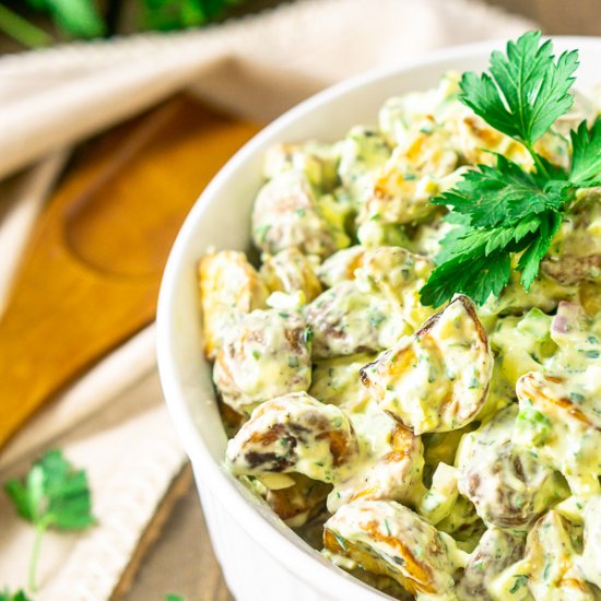 Herbed Roasted Potato Salad