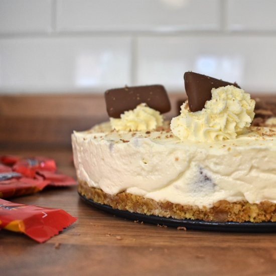 No Bake Daim Bar Cheesecake