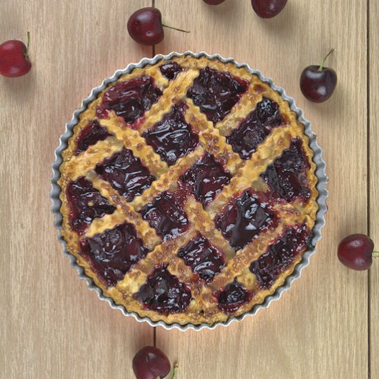 Homemade Cherry Pie for Two