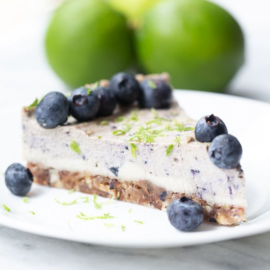 Blueberry Vegan Cheesecake