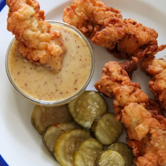 Chicken Tenders with Honey Mustard