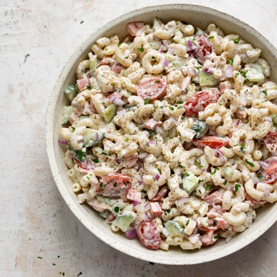 Creamy Tuna Pasta Salad