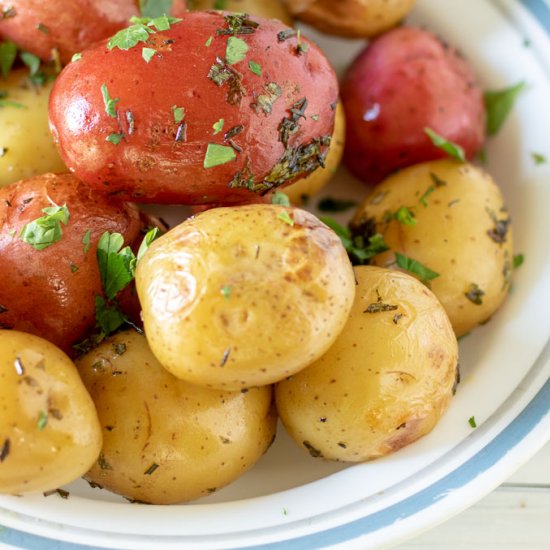 Foil Packet Grilled Potatoes