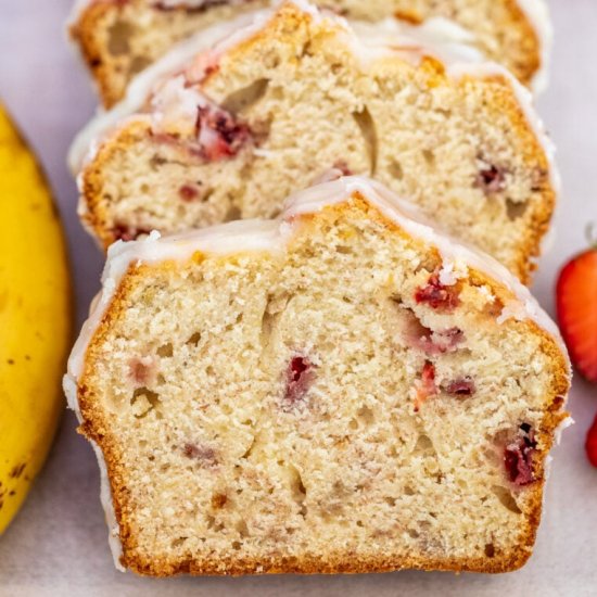 Strawberry Banana Bread