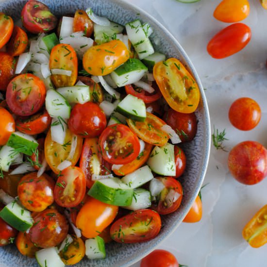 Cucumber Tomato Salad