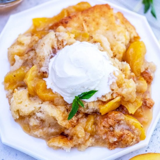 Peach Cobbler from Scratch