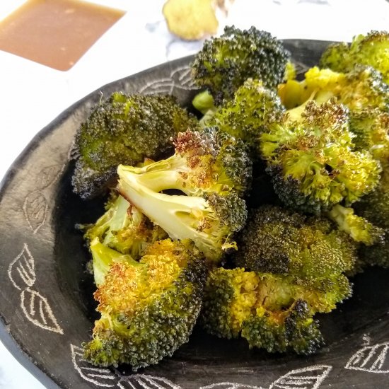 Sesame Ginger Roasted Broccoli