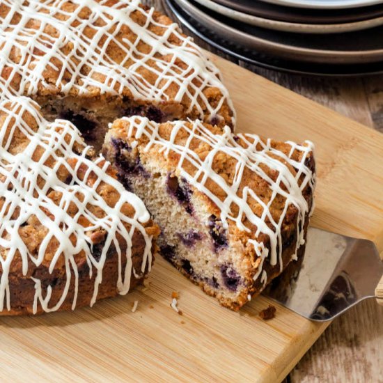 Brown Butter Blueberry Buckle