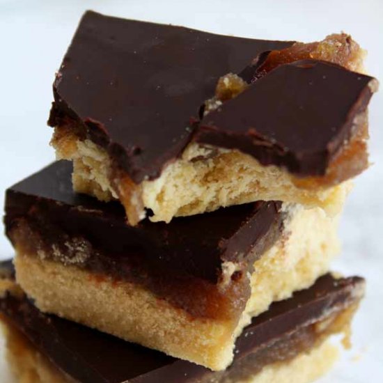 Vegan Millionaire’s Shortbread