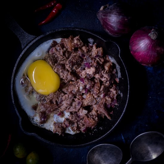 Fried Pork Sisig Recipe