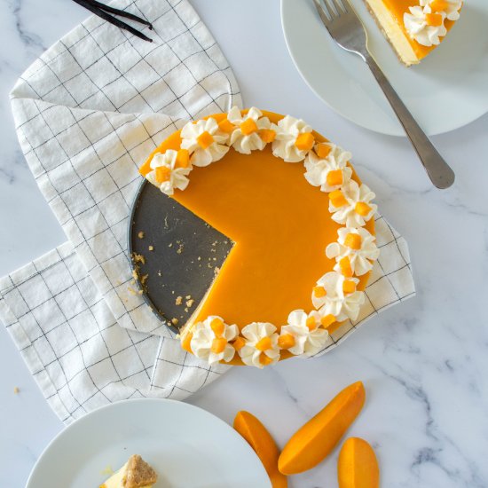 Alphonso Mango Cheesecake