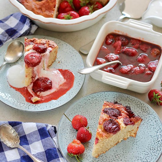 Strawberry Yoghurt Cake