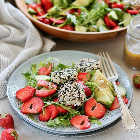 Summer Berry Salad + Goat’s Cheese