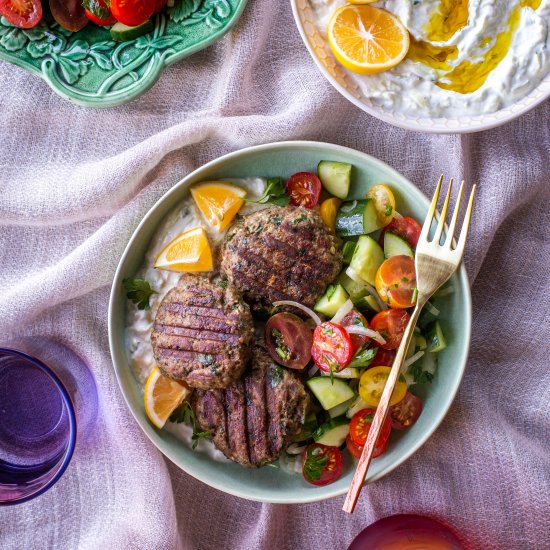 Lamb Kofte with Tzatziki