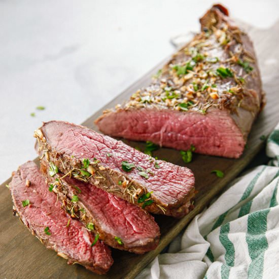 garlic rosemary london broil