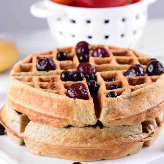 Banana Oatmeal Waffle