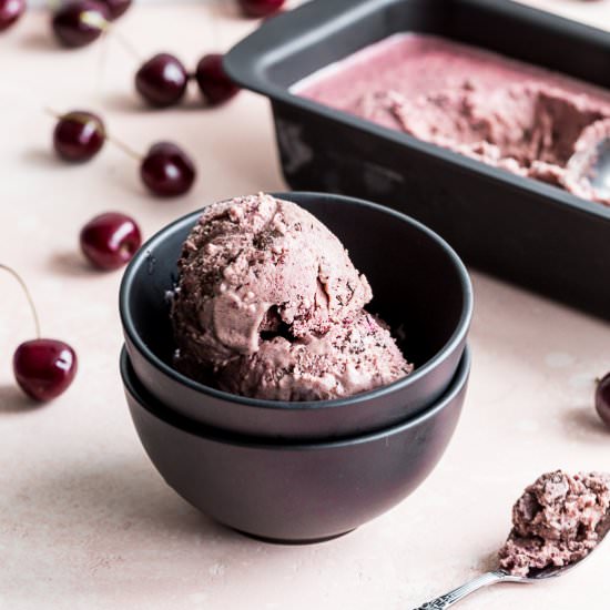 Cherry Chocolate Chip Nice Cream