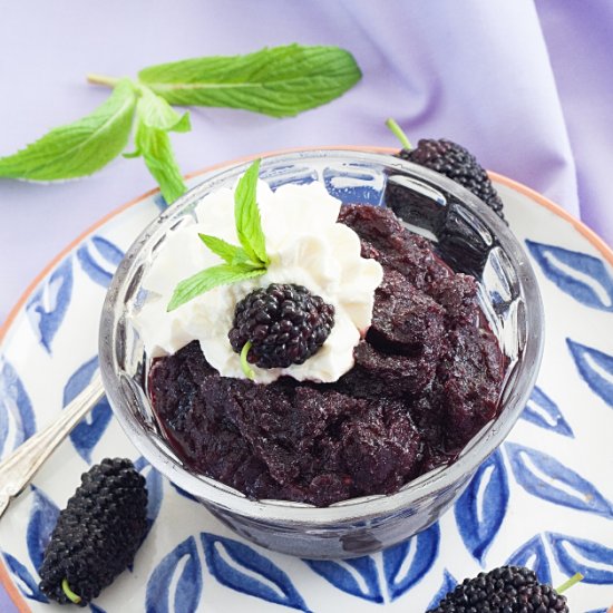 Mulberry Granita