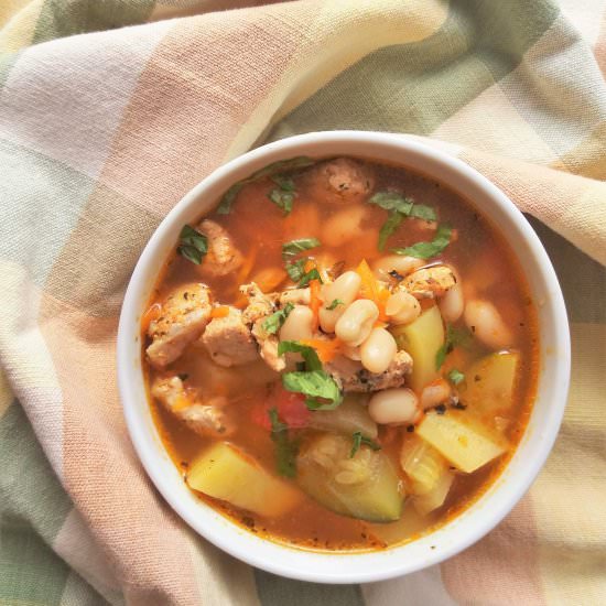 Pork and White Bean Soup