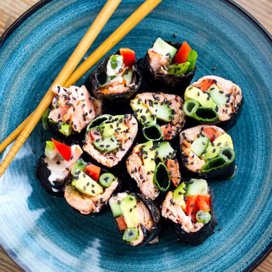 Paleo Sushi Rolls With Nori Sheets