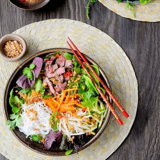 Vietnamese beef salad