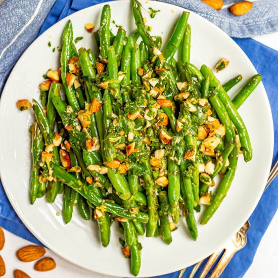 Green Beans Almondine