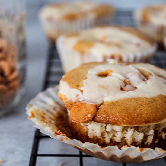 Butterscotch Cream Cheese Cupcakes