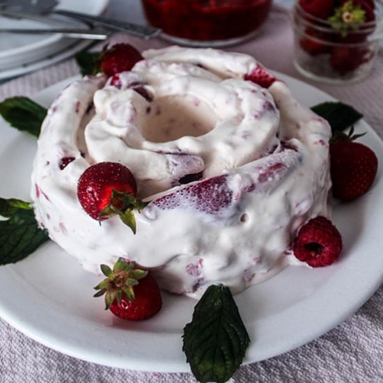 Roasted Strawberry Ice Cream