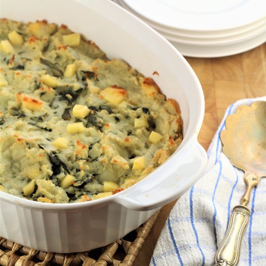 Swiss Chard and Potato Casserole