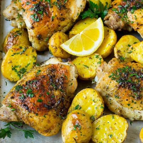 Greek Chicken and Potatoes