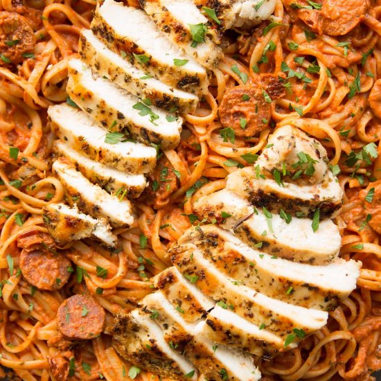 Chicken and Chorizo Pasta