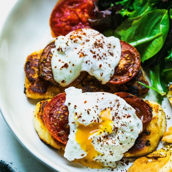 Halloumi Eggs