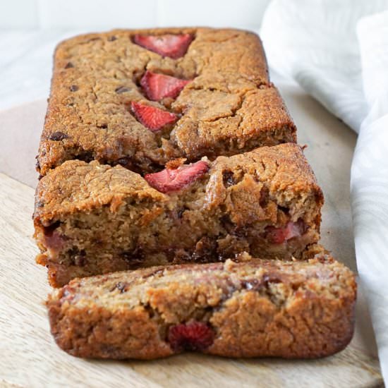 Strawberry Banana Bread Recipe