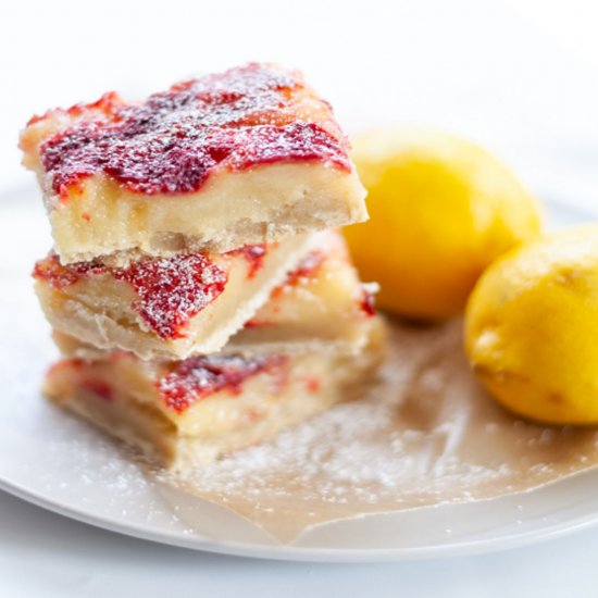 Strawberry Lemon Bars | Gluten Free