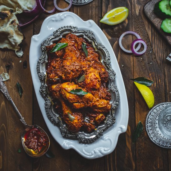 Chicken Ghee Roast Mangalore Style