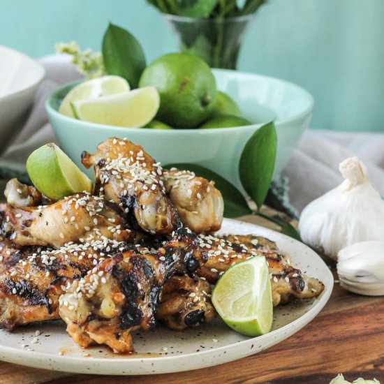 Honey Sesame Grilled Wings