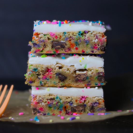 Gluten Free Funfetti Blondies